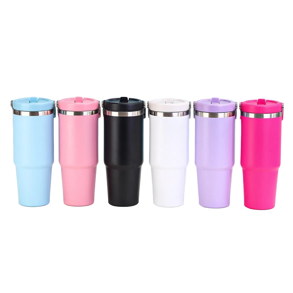 Portable Ice Cup 304 Stainless Steel  890ml  Large Capacity Thermos Cup Outdoor Portable with Handle for Car