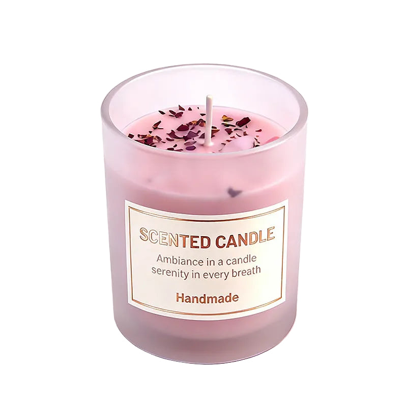 Sakura Atmosphere Scented Candle Birthday Creative Gift Sakura Handmade Aromatherapy Niche High-End Souvenir