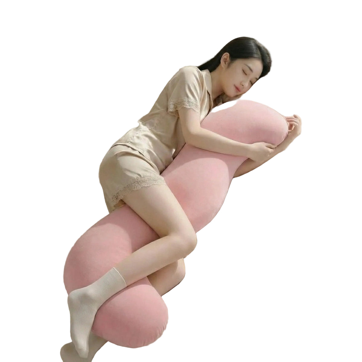 Summer Long Pillow for Girls to Sleep on the Bed Pregnant Women Sleeping on the Side Leg Pillow Removable and Washable Side Sleeping Pillow