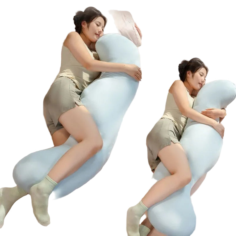 Summer Long Pillow for Girls to Sleep on the Bed Pregnant Women Sleeping on the Side Leg Pillow Removable and Washable Side Sleeping Pillow