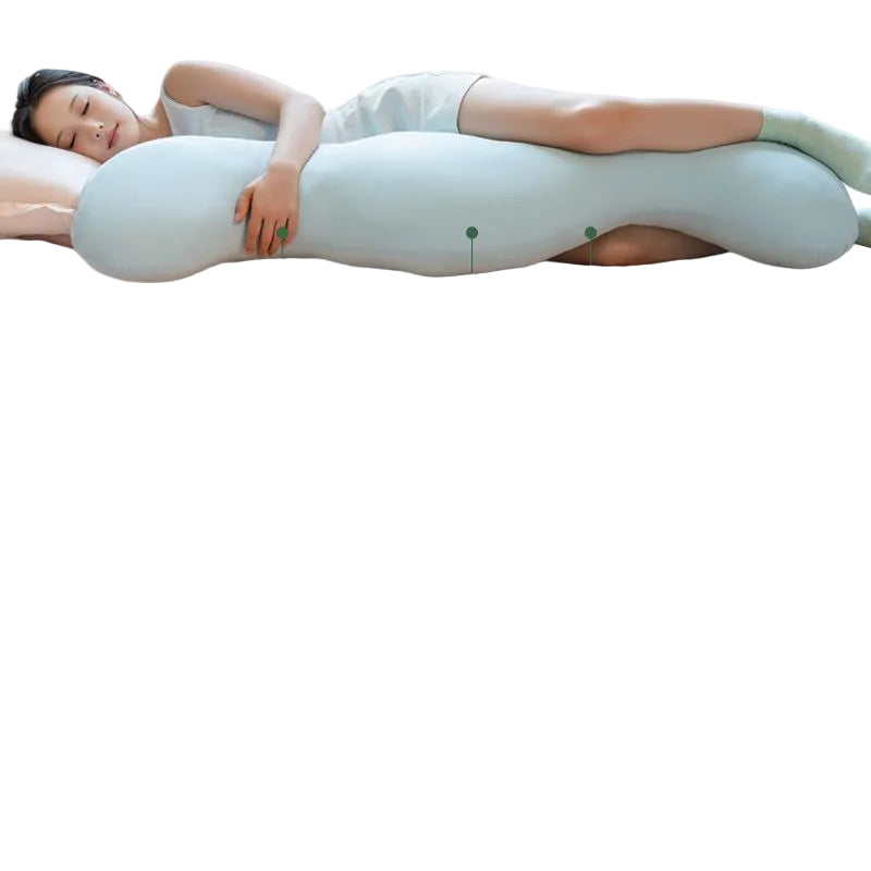 Summer Long Pillow for Girls to Sleep on the Bed Pregnant Women Sleeping on the Side Leg Pillow Removable and Washable Side Sleeping Pillow