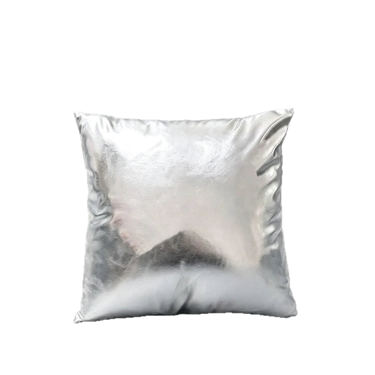 Decorative Cushion Cover Metallic Luster Soft Cushion Cover Faux Leather Soft Square Pillowcase Light Luxury Nordic Style Removable and Washable