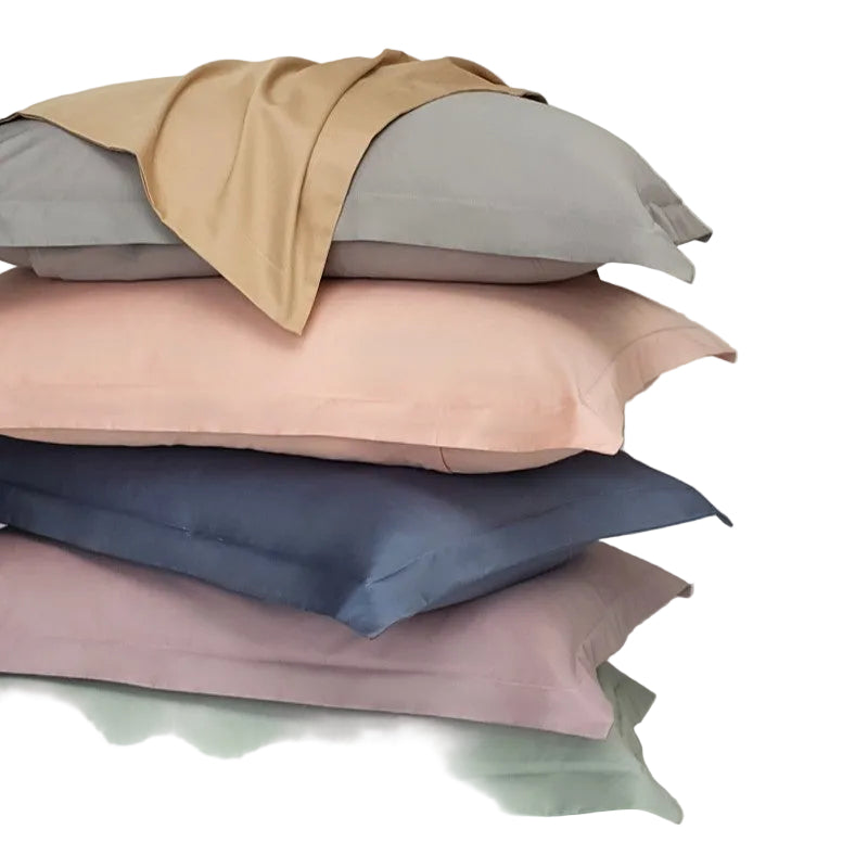 Pure Cotton Solid Color Pillowcase 50X80Cm Pure Cotton Pillowcase Set of 2 40X60Cm Single Student Pillowcase Gray
