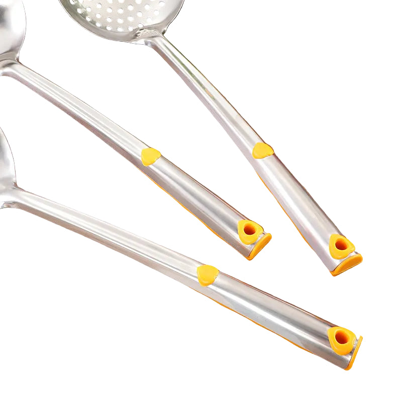 Stainless Steel Cooking Spoon Skimmer Hot Pot Spoon Household Kitchen Utensils Skimmer Set Cooking Spatula