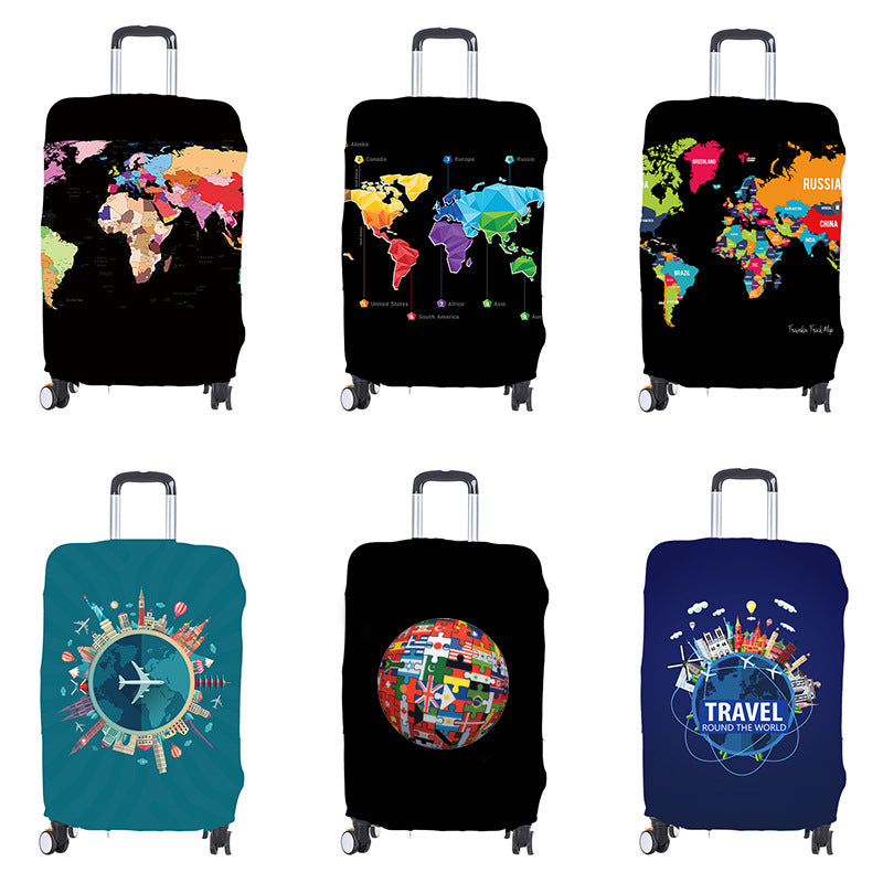 Thicken Wear-Resistant Air Layer Suitcase Protective Suitcase Cover Dust-Proof and Scratch-Proof Luggage Set