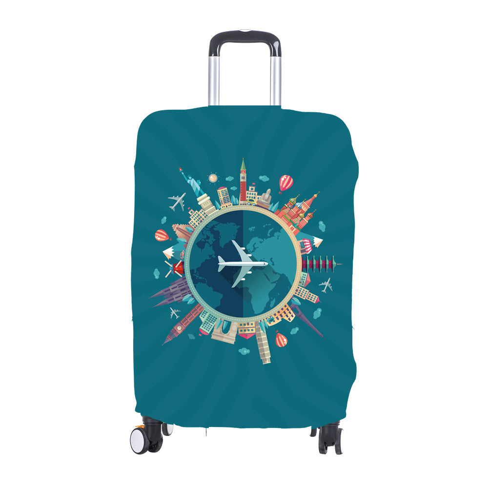 Thicken Wear-Resistant Air Layer Suitcase Protective Suitcase Cover Dust-Proof and Scratch-Proof Luggage Set