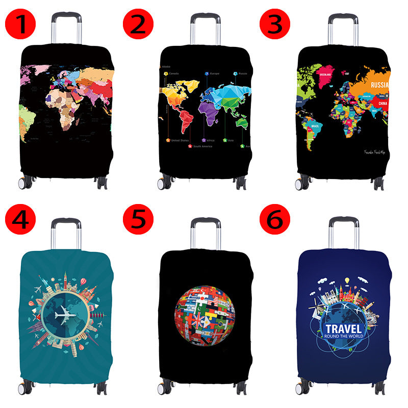 Thicken Wear-Resistant Air Layer Suitcase Protective Suitcase Cover Dust-Proof and Scratch-Proof Luggage Set