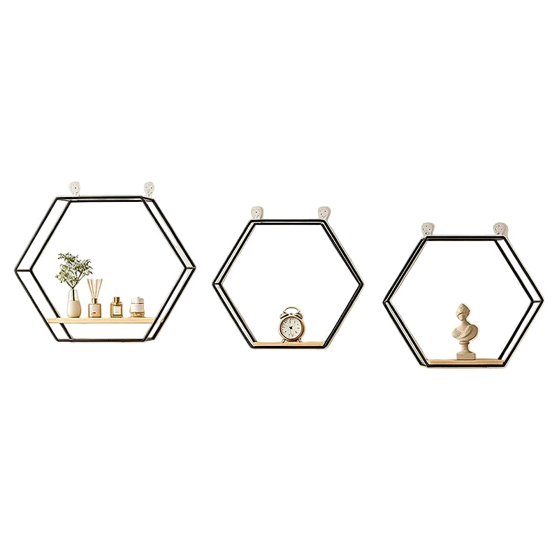wall storage rack for kitchen and bathroom multi-layer metal simple home iron wall-mounted shelf