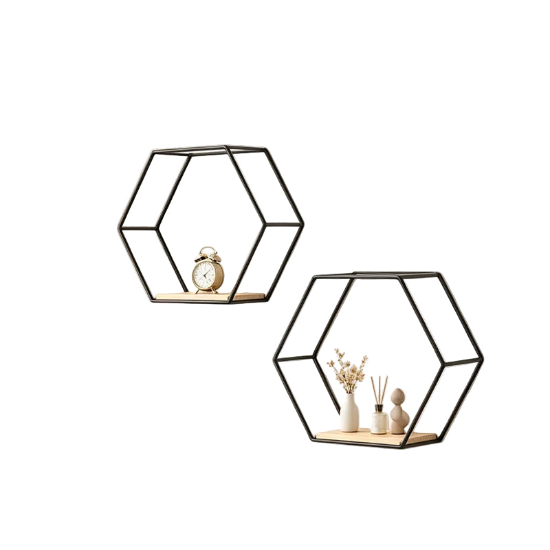 wall storage rack for kitchen and bathroom multi-layer metal simple home iron wall-mounted shelf