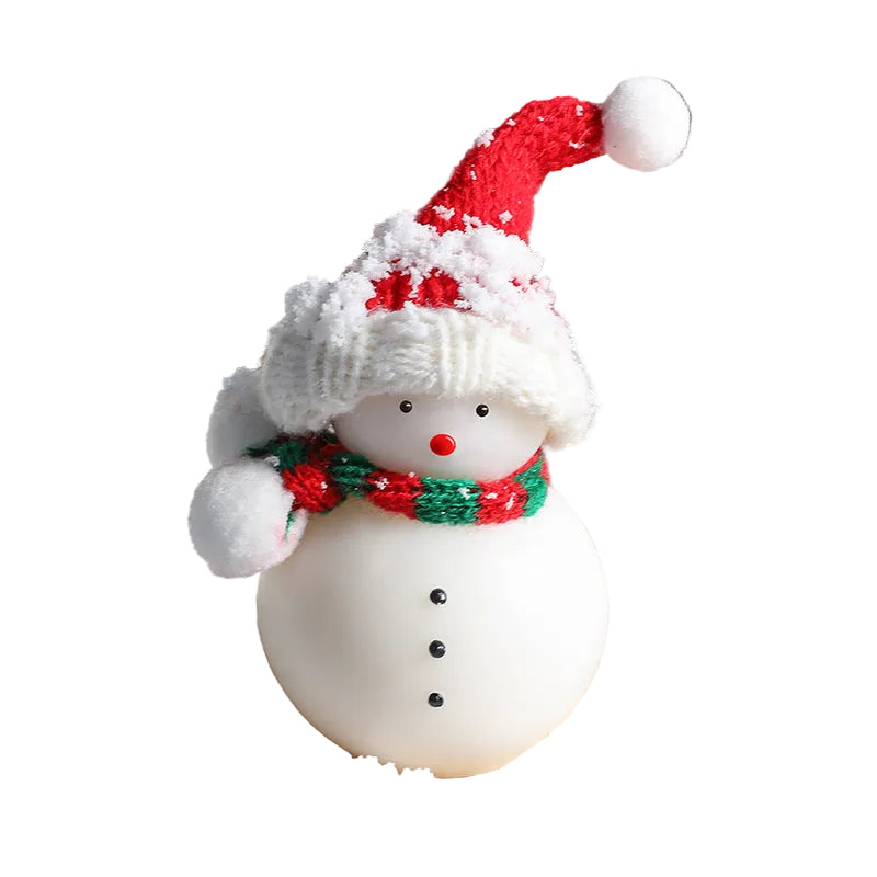 Soybean Wax Christmas Snowman Aromatherapy Candle Hand Gift Diy