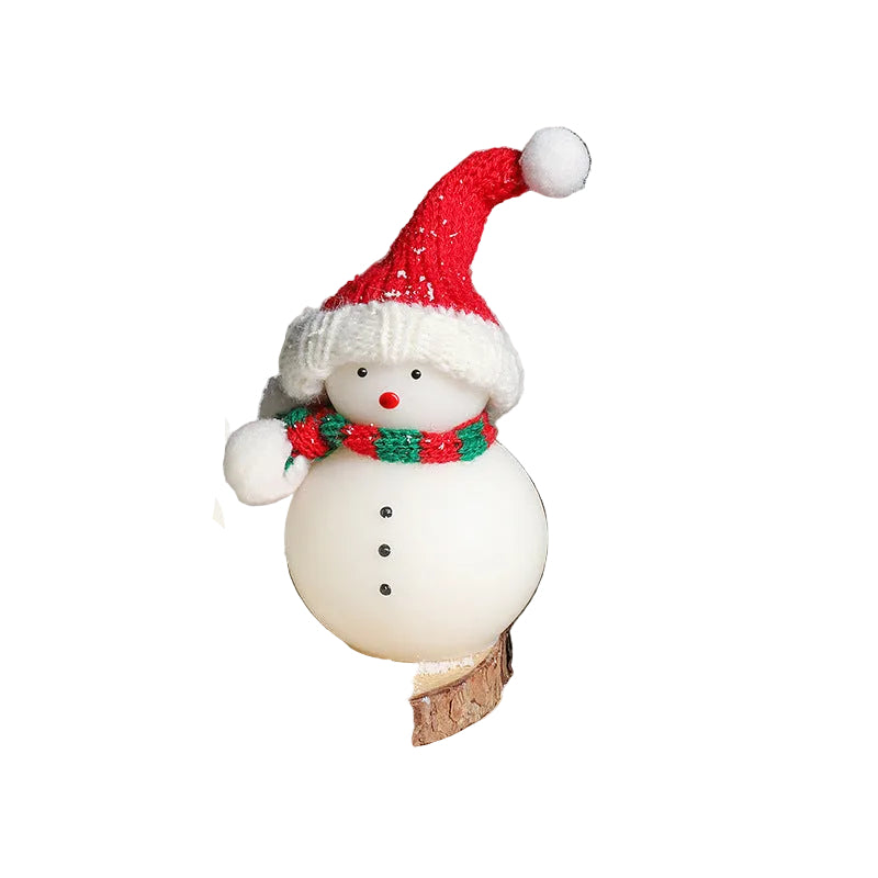 Soybean Wax Christmas Snowman Aromatherapy Candle Hand Gift Diy