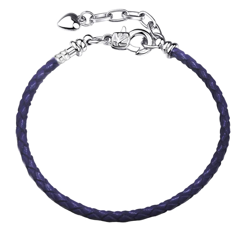 Transporter Finished Red  Love Extension Chain Lobster Buckle Leather Rope Leather Bracelet