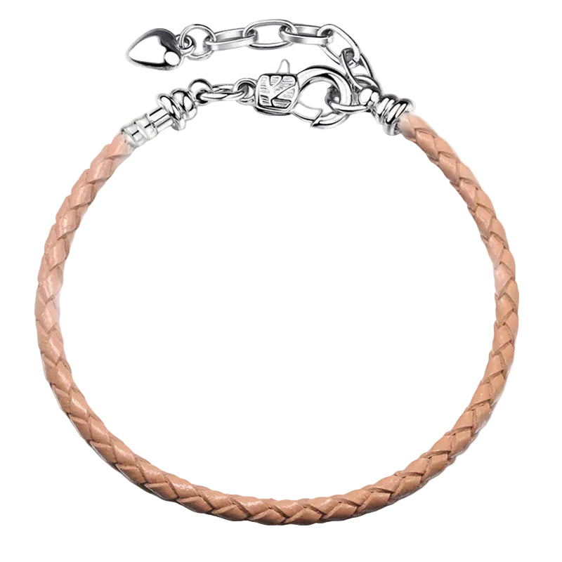Transporter Finished Red  Love Extension Chain Lobster Buckle Leather Rope Leather Bracelet
