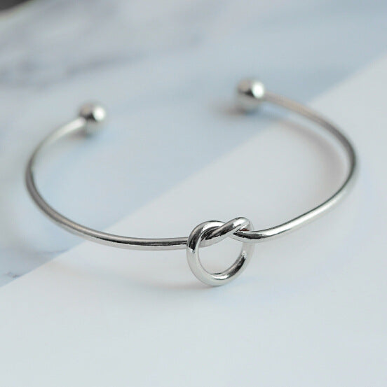 Hemasa  Love Knot Bracelet Women's diy Bracelet Opening Rose Gold Hand Jewelry Bridal Tribal Kink