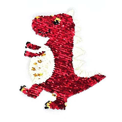 Dainosaur Patch Sequin Shirt for Boys (Mustard Yellow,3-4 yrs)