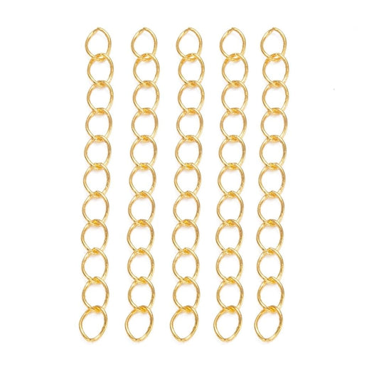 Hemasa Twist Chain Extension for Necklace Anklet Bracelet - Gold