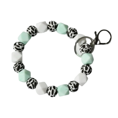 Heamsa Silicone  Beads Keychain/ Wristlet Gifts for Women