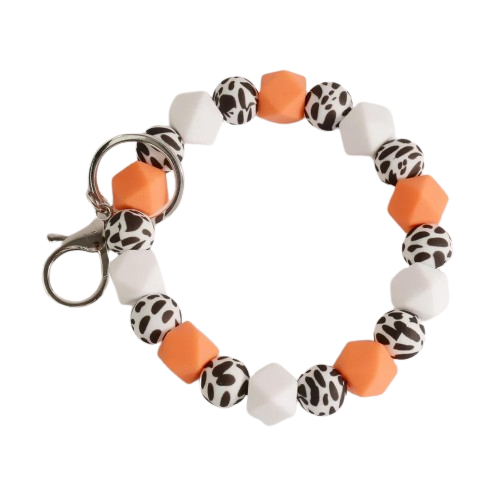 Heamsa Silicone  Beads Keychain/ Wristlet Gifts for Women