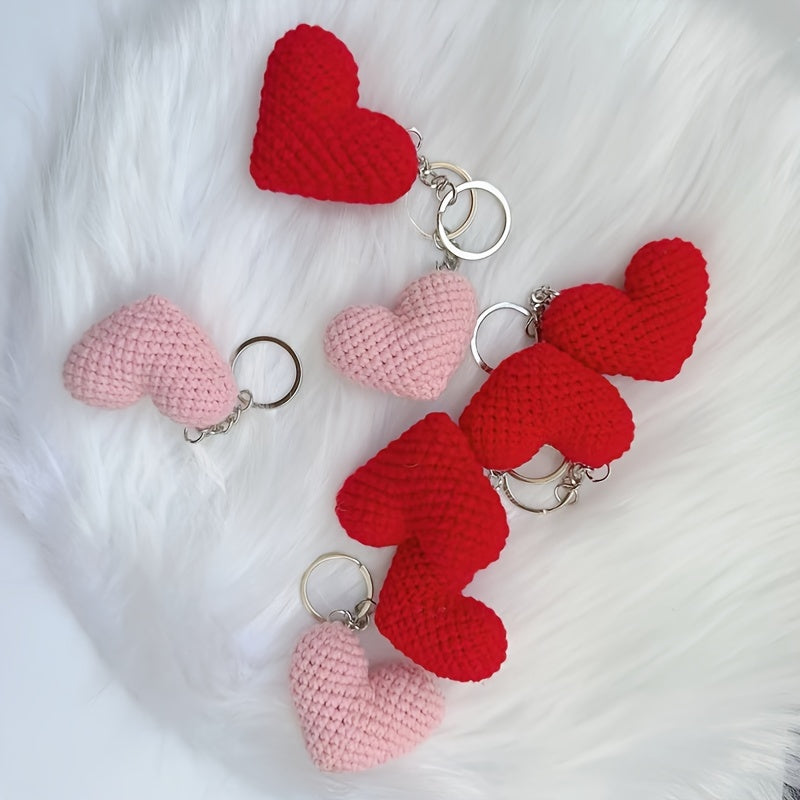 1pc Love Heart Keychain Cute Key Chain Ring Bag Backpack Charm Car Key Pendant Mother's Day Valentine's Day Gift