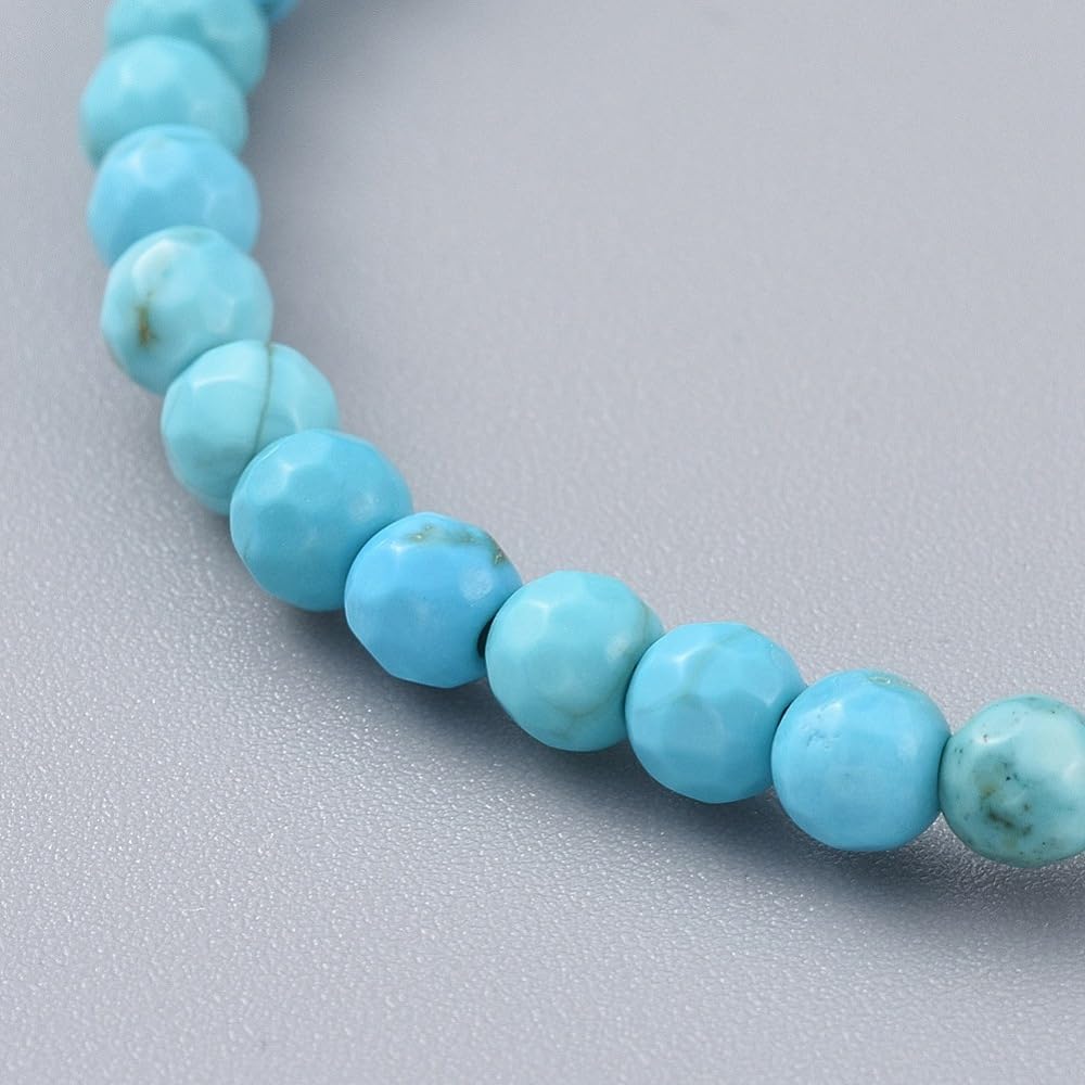 Turquoise Beads Stretchable Bracelet