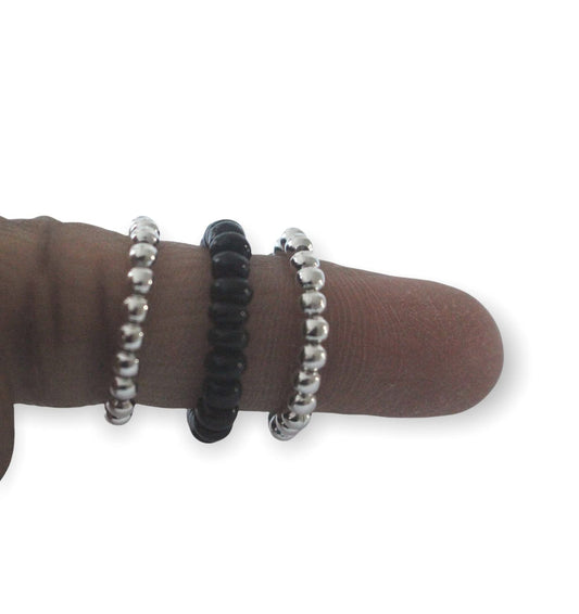 Toe Rings Stretchable Set of 2 (Each Set has 3 Rings)