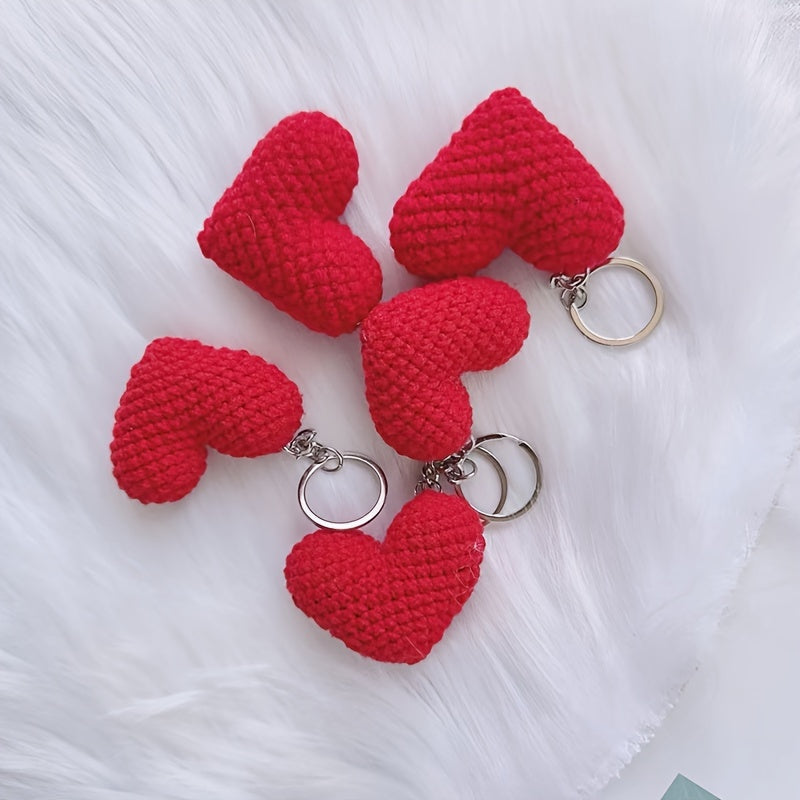 1pc Love Heart Keychain Cute Key Chain Ring Bag Backpack Charm Car Key Pendant Mother's Day Valentine's Day Gift