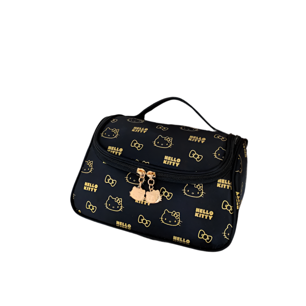 Hemasa Hello Kitty Makeup Bag  /Cosmetic Bags / Makeup Pouch Cute Travel Organizer Toiletry Box Make Up Cases