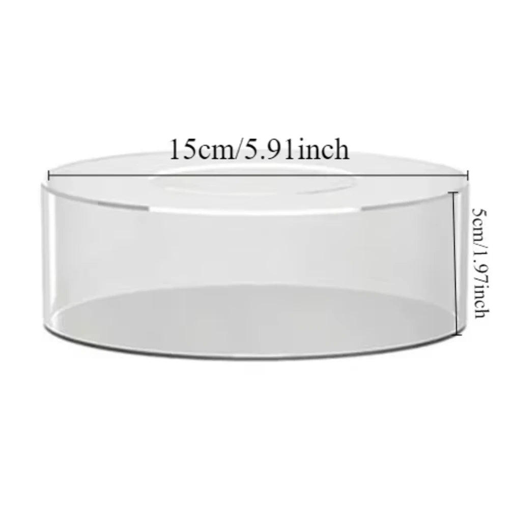 Acrylic cake stand Fillable lamp candy flower display stands Stackable Display Box for Wedding Birthday Party Table Pastry Decor