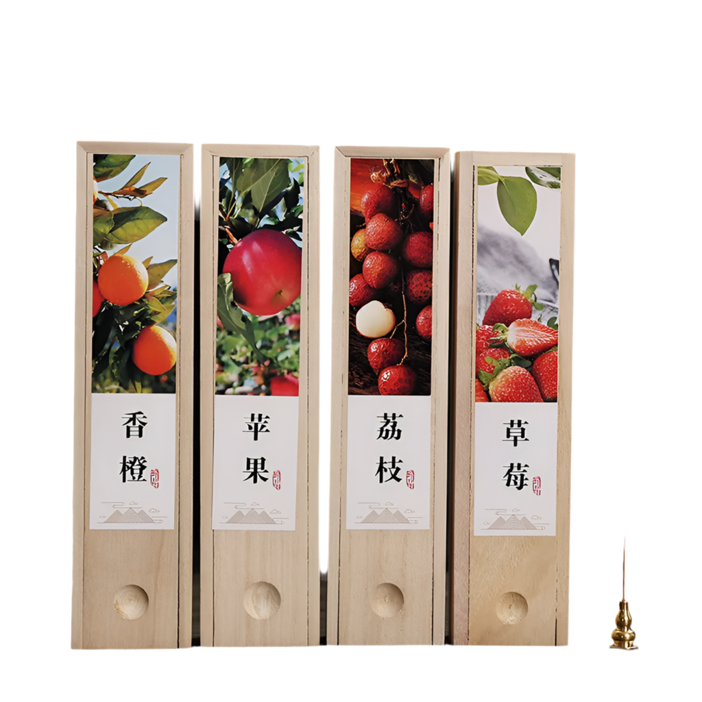 Hemasa 75g Stick Incense Sandalwood Fragrance Home Indoor Incense Room Odor Removing Bedroom Fruit Sleep Strawberry Fragrance