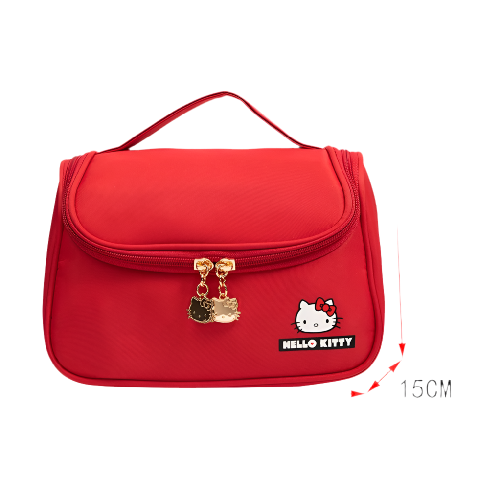 Hemasa Hello Kitty Makeup Bag  /Cosmetic Bags / Makeup Pouch Cute Travel Organizer Toiletry Box Make Up Cases