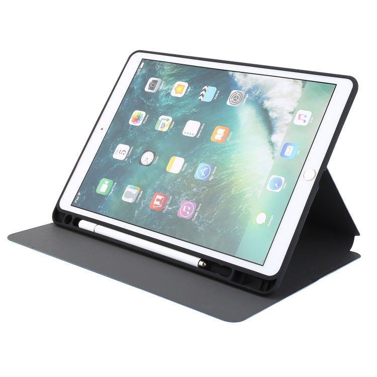 Hemasa Electric Pressed Texture Horizontal Flip Leather Case with Holder & Pen Slot, For iPad 10.2 / Air 2019 / Pro 10.5, For iPad 9.7 (2018) / (2017)