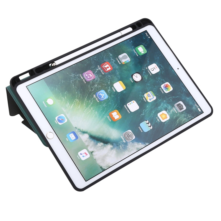 Hemasa Electric Pressed Texture Horizontal Flip Leather Case with Holder & Pen Slot, For iPad 10.2 / Air 2019 / Pro 10.5, For iPad 9.7 (2018) / (2017)
