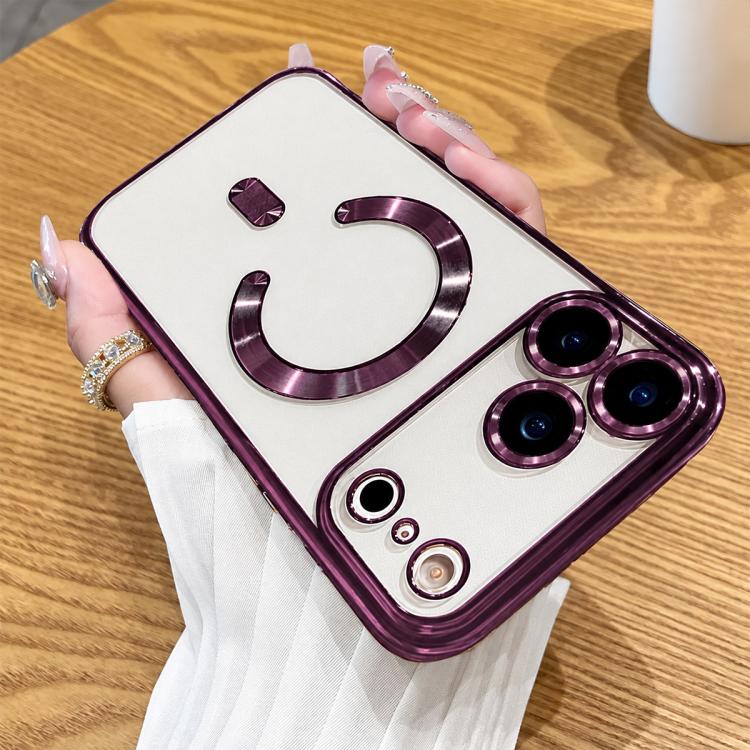 Electroplating MagSafe Phone Case, For iPhone 18, For iPhone 18 Pro, For iPhone 18 Pro Max, For iPhone 17e / 16e