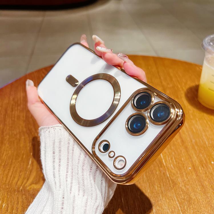 Electroplating MagSafe Phone Case, For iPhone 18, For iPhone 18 Pro, For iPhone 18 Pro Max, For iPhone 17e / 16e