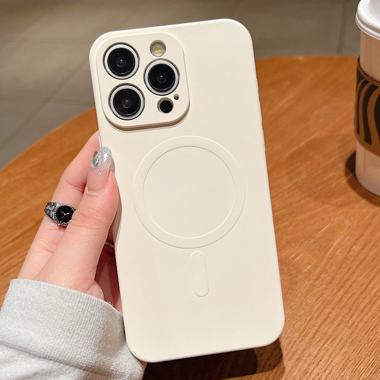 Solid Color Liquid Silicone MagSafe Magnetic Phone Case, For iPhone 17, For iPhone Air, For iPhone 16 Pro Max