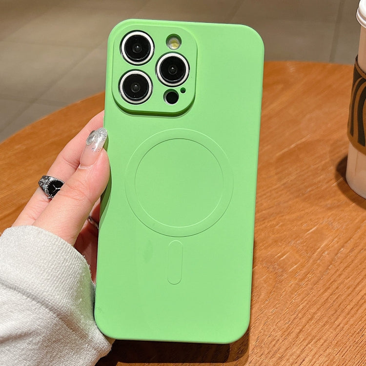 Solid Color Liquid Silicone MagSafe Magnetic Phone Case, For iPhone 13 Pro, For iPhone 13, For iPhone 12