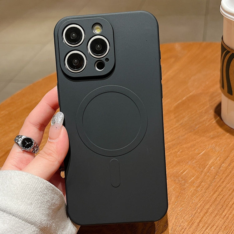 Solid Color Liquid Silicone MagSafe Magnetic Phone Case, For iPhone 12 Pro Max, For iPhone 12 Pro, For iPhone 11 Pro Max