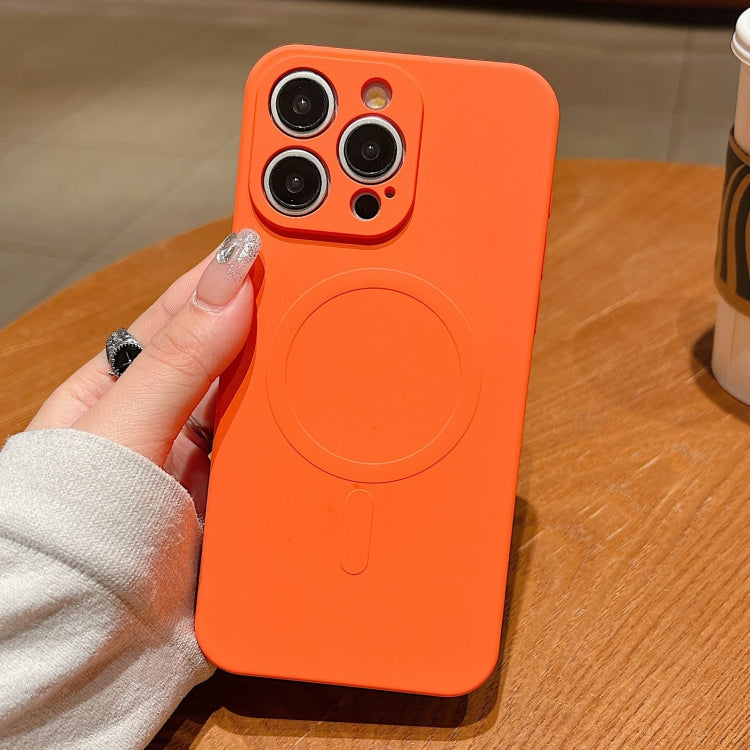 Solid Color Liquid Silicone MagSafe Magnetic Phone Case, For iPhone 12 Pro Max, For iPhone 12 Pro, For iPhone 11 Pro Max
