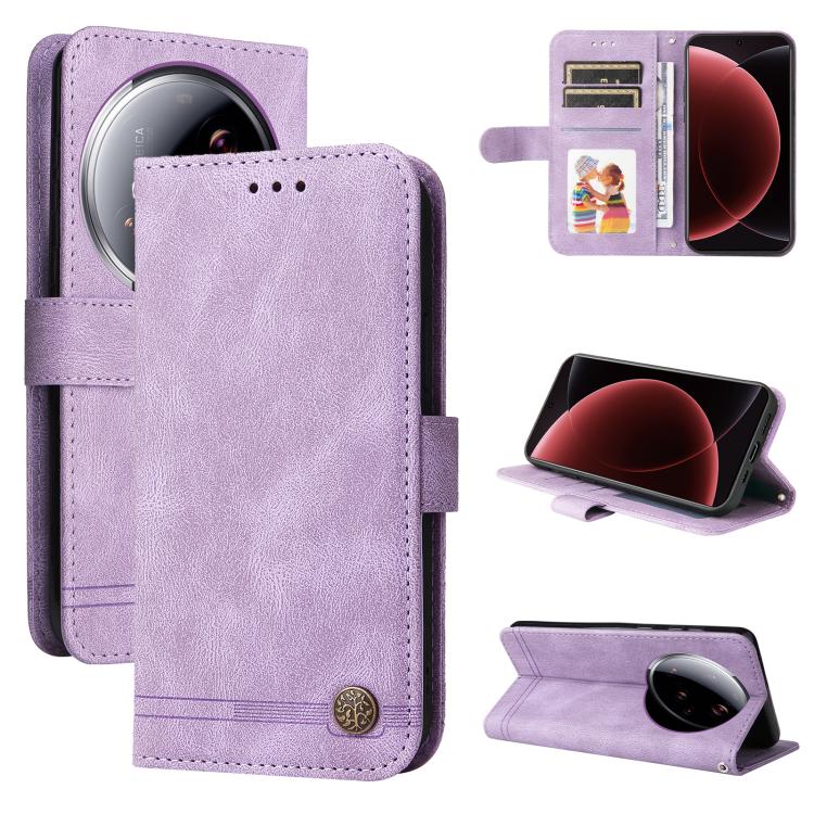 Skin Feel Life Tree Metal Button Leather Phone Case, For Xiaomi Poco M7 4G 171mm, For Xiaomi 15T Pro 5G, For Xiaomi 15T 5G, For Xiaomi 15 Ultra, For Xiaomi 15 Pro, For Xiaomi 15, For Xiaomi 14T Pro, For Xiaomi 14T