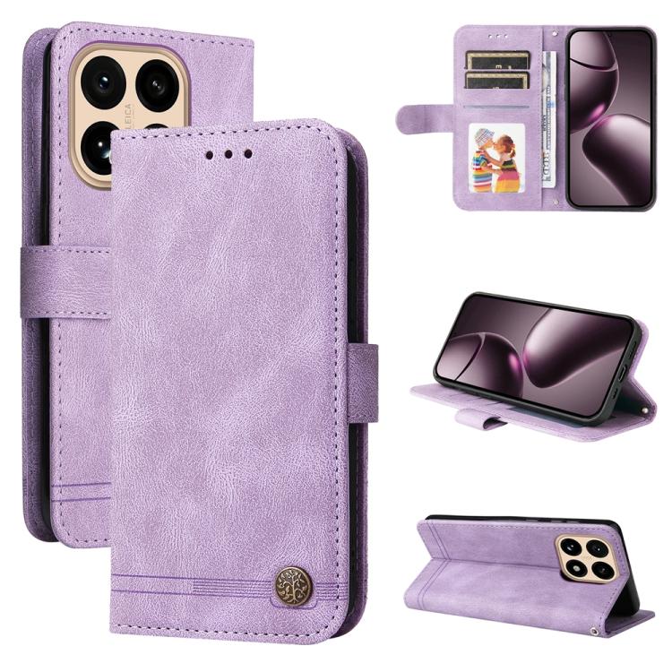 Skin Feel Life Tree Metal Button Leather Phone Case, For Xiaomi Poco M7 4G 171mm, For Xiaomi 15T Pro 5G, For Xiaomi 15T 5G, For Xiaomi 15 Ultra, For Xiaomi 15 Pro, For Xiaomi 15, For Xiaomi 14T Pro, For Xiaomi 14T