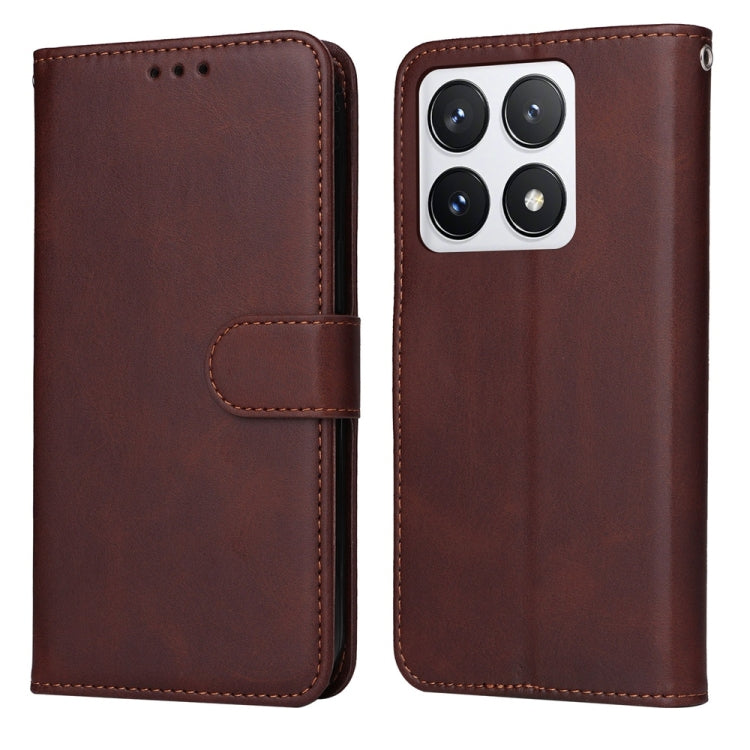 Classic Calf Texture Flip Leather Phone Case, For Xiaomi 15T Pro 5G, For Xiaomi 15T 5G, For Xiaomi 15 Ultra, For Xiaomi 15 Pro, For Xiaomi 15, For Xiaomi 14T Pro, For Xiaomi 14T