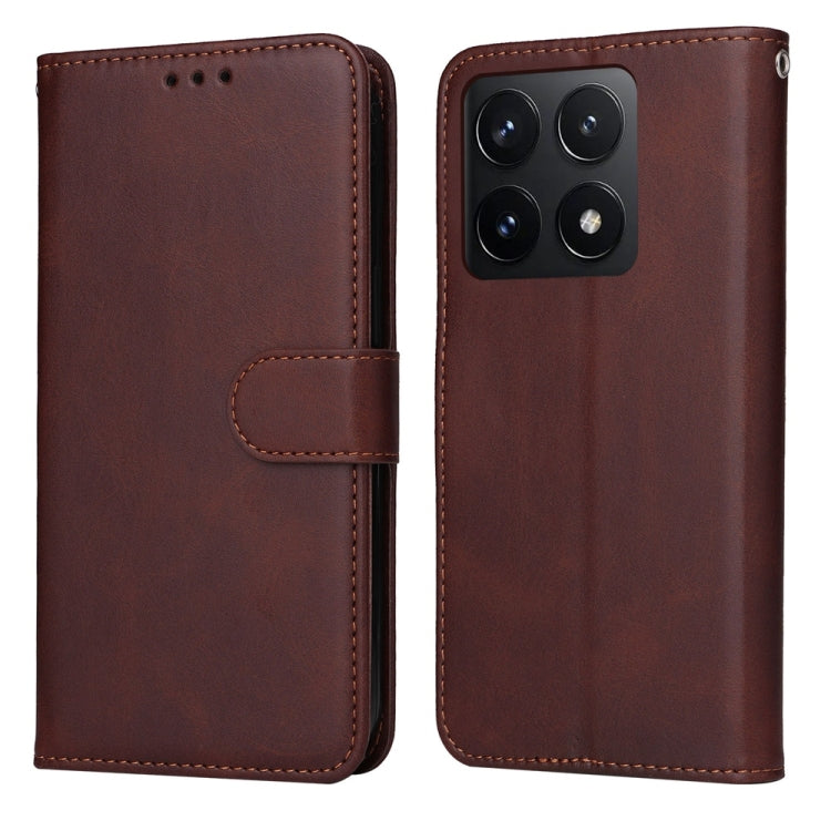 Classic Calf Texture Flip Leather Phone Case, For Xiaomi 15T Pro 5G, For Xiaomi 15T 5G, For Xiaomi 15 Ultra, For Xiaomi 15 Pro, For Xiaomi 15, For Xiaomi 14T Pro, For Xiaomi 14T
