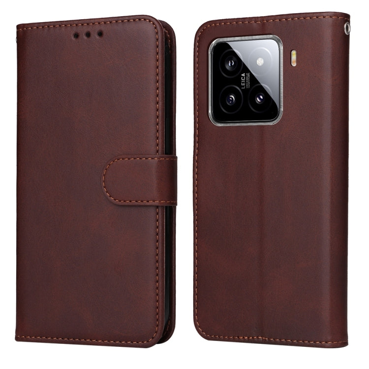 Classic Calf Texture Flip Leather Phone Case, For Xiaomi 15T Pro 5G, For Xiaomi 15T 5G, For Xiaomi 15 Ultra, For Xiaomi 15 Pro, For Xiaomi 15, For Xiaomi 14T Pro, For Xiaomi 14T