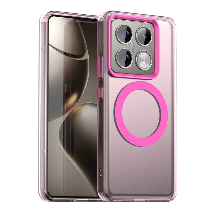 Candy Magsafe PC Hybrid TPU Phone Case, For Xiaomi 15 Ultra, For Xiaomi Poco X7 Pro, For Xiaomi 15 Pro, For Xiaomi 15, For Xiaomi 14T Pro, For Xiaomi 14T