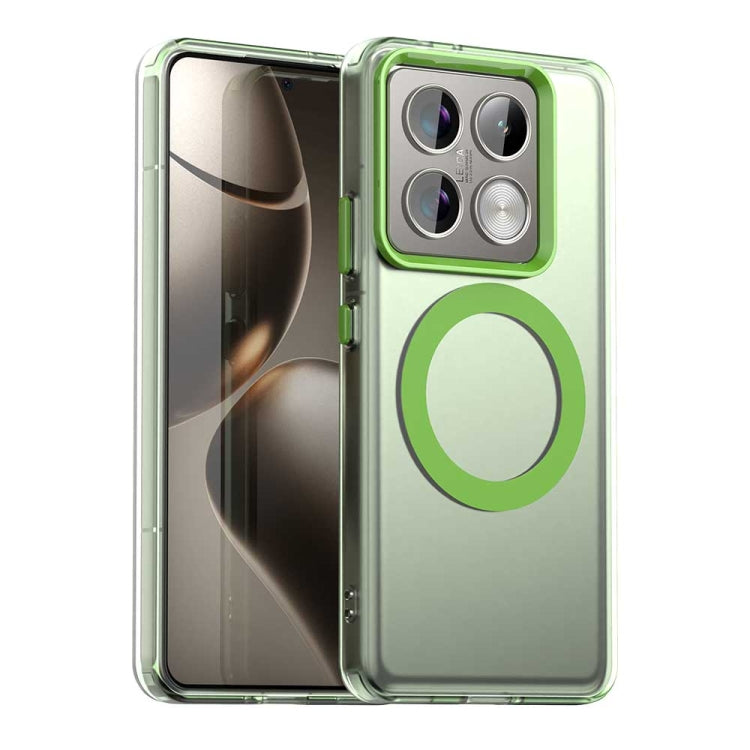 Candy Magsafe PC Hybrid TPU Phone Case, For Xiaomi 15 Ultra, For Xiaomi Poco X7 Pro, For Xiaomi 15 Pro, For Xiaomi 15, For Xiaomi 14T Pro, For Xiaomi 14T