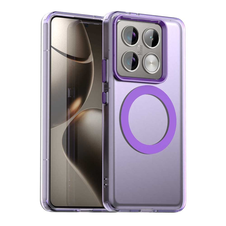 Candy Magsafe PC Hybrid TPU Phone Case, For Xiaomi 15 Ultra, For Xiaomi Poco X7 Pro, For Xiaomi 15 Pro, For Xiaomi 15, For Xiaomi 14T Pro, For Xiaomi 14T