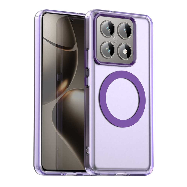 Candy Magsafe PC Hybrid TPU Phone Case, For Xiaomi 15 Ultra, For Xiaomi Poco X7 Pro, For Xiaomi 15 Pro, For Xiaomi 15, For Xiaomi 14T Pro, For Xiaomi 14T