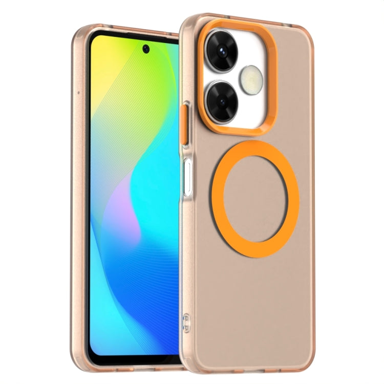 Candy Magsafe PC Hybrid TPU Phone Case, For Xiaomi Poco M6 4G, For Xiaomi Poco M6 Plus, For Xiaomi 14 Civi, For Xiaomi Poco F6 5G, For Xiaomi Poco F6 Pro, For Xiaomi Civi 4 Pro