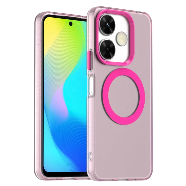 Candy Magsafe PC Hybrid TPU Phone Case, For Xiaomi Poco M6 4G, For Xiaomi Poco M6 Plus, For Xiaomi 14 Civi, For Xiaomi Poco F6 5G, For Xiaomi Poco F6 Pro, For Xiaomi Civi 4 Pro