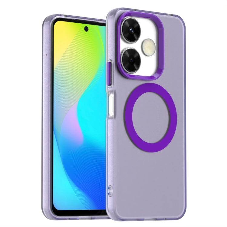 Candy Magsafe PC Hybrid TPU Phone Case, For Xiaomi Poco M6 4G, For Xiaomi Poco M6 Plus, For Xiaomi 14 Civi, For Xiaomi Poco F6 5G, For Xiaomi Poco F6 Pro, For Xiaomi Civi 4 Pro